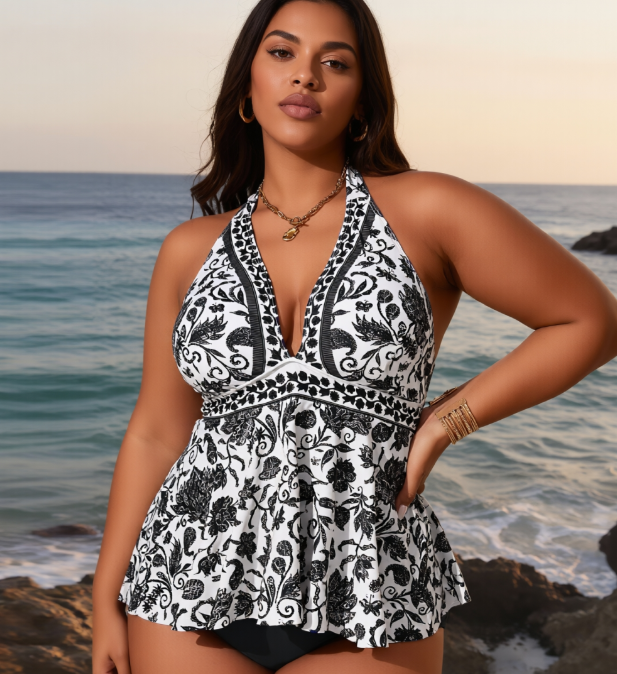 Women's One-piece Casual Swimsuit KA-P697-01