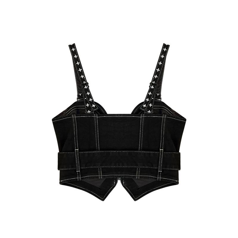 Women's Cross Denim Camisole Slimming Belt