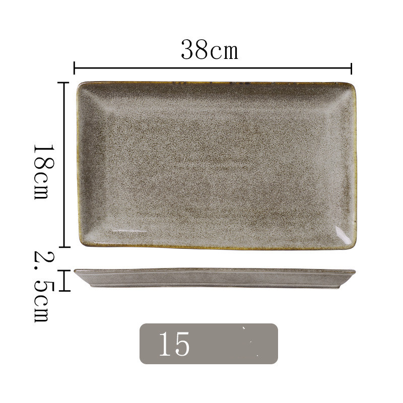 Stone grain15 inch rectangula