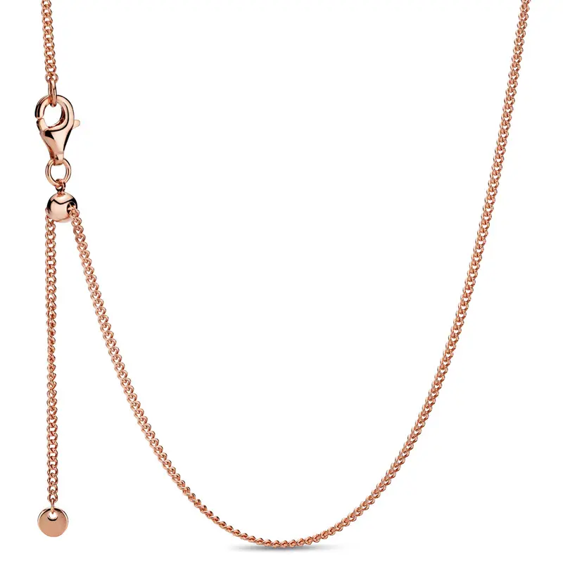 Women's Fashion Pentagram Clavicle Chain Rose Gold