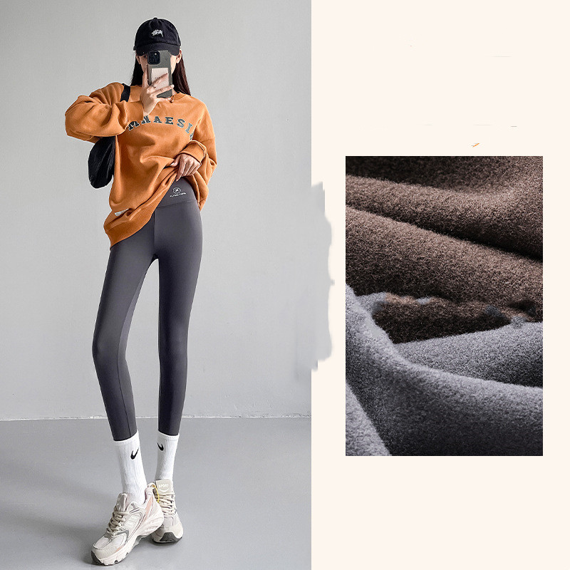 Women's Fashion Personality Fleece Shark Leggings