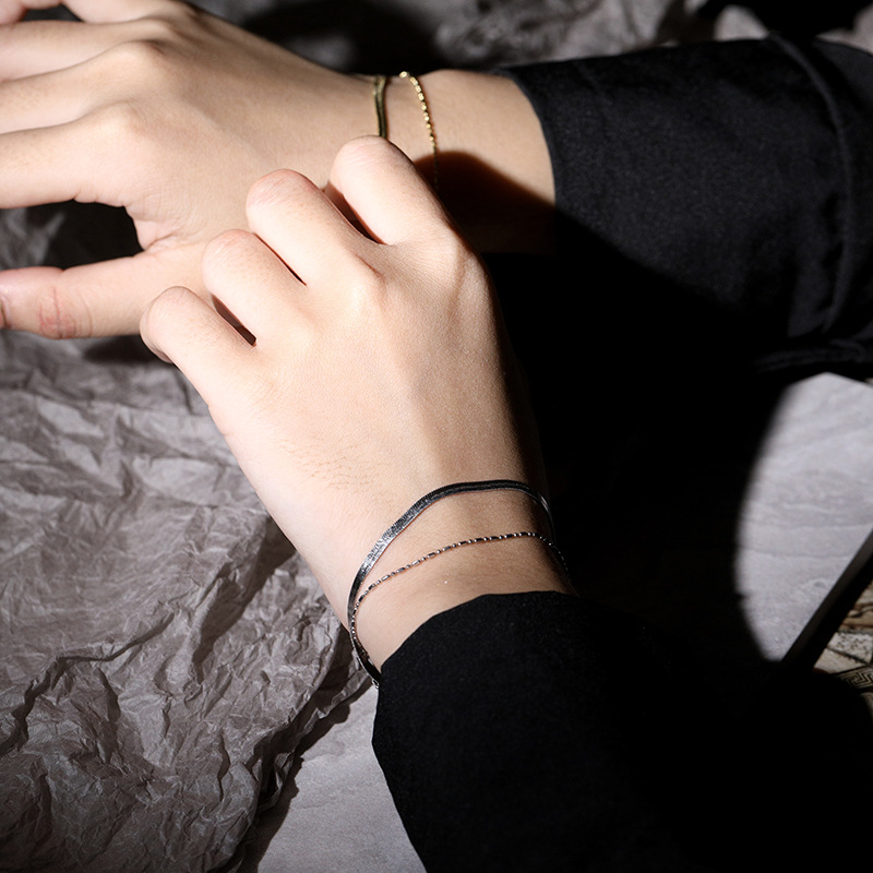 Women's Cold-wind Design Of Sterling Silver Jewelry Bracelet