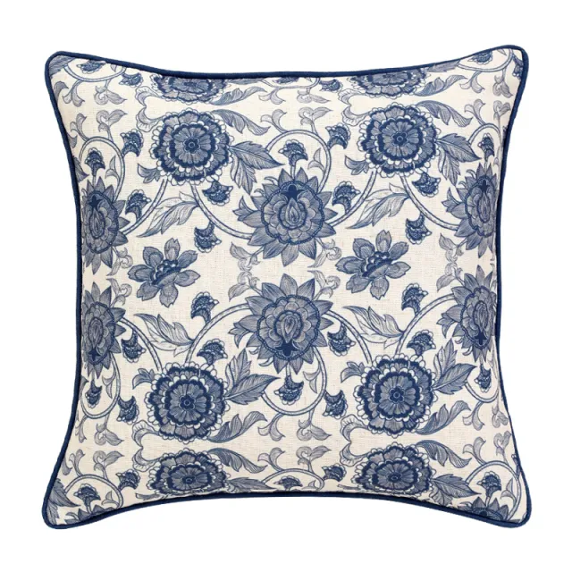 Park Cotton And Linen Pillow Cushions Are Light And Extravagant Blue Tangyun Grassa - Shop at LoveMi