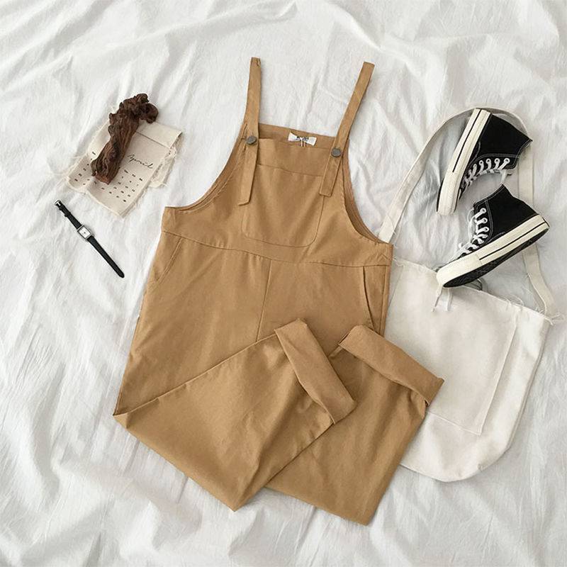 Khaki overalls