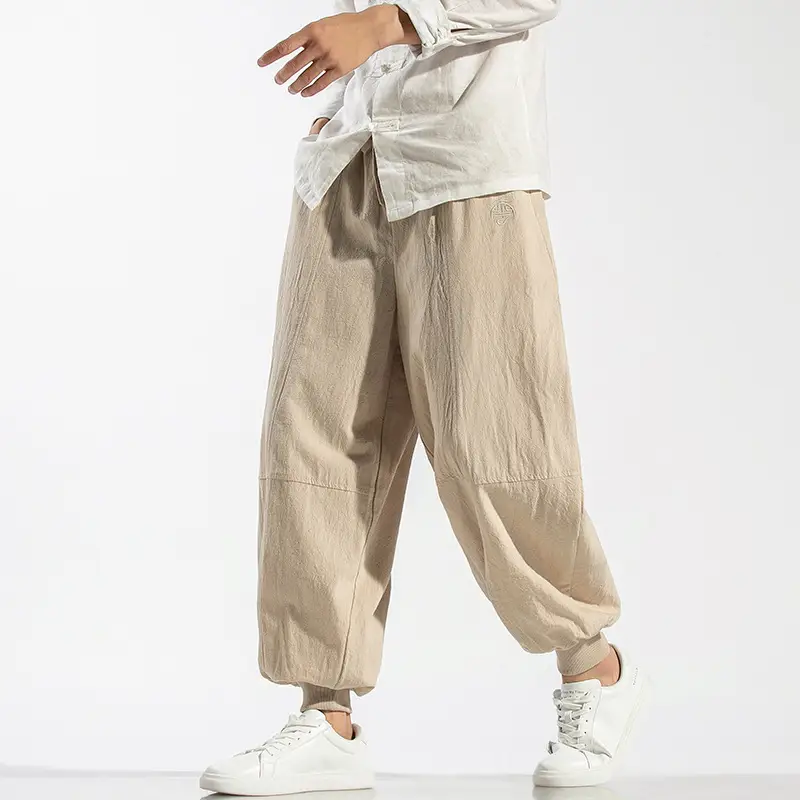 Cotton And Linen Casual Bloomers
