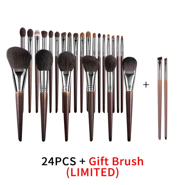 Natural Makeup Brushes Set Eyeshadow Make Up