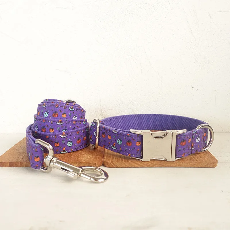 Purple Halloween Pet Set Dog Collar - Purple
