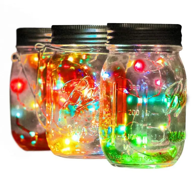 Solar Mason Jar Light Decoration Outdoor Hanging