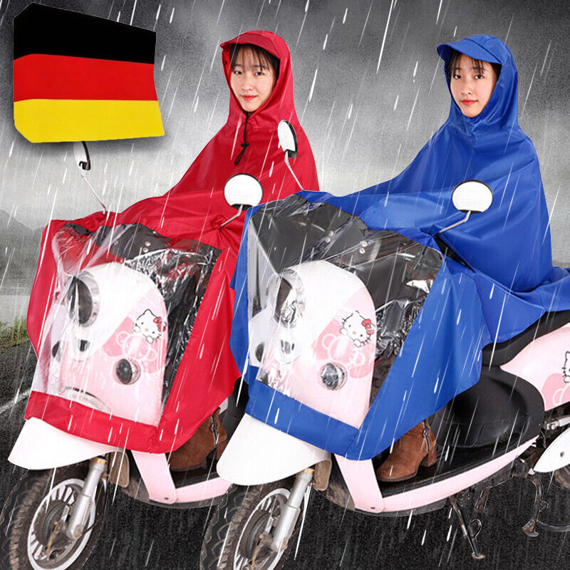 Universeller Wasserdichter Regenmantel Fr Elektromobile, Kapuzenponcho