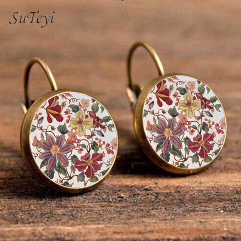 Charm Henna Yoga Amulet Ladies Earrings Bohemian Mandala Earrings For Women
