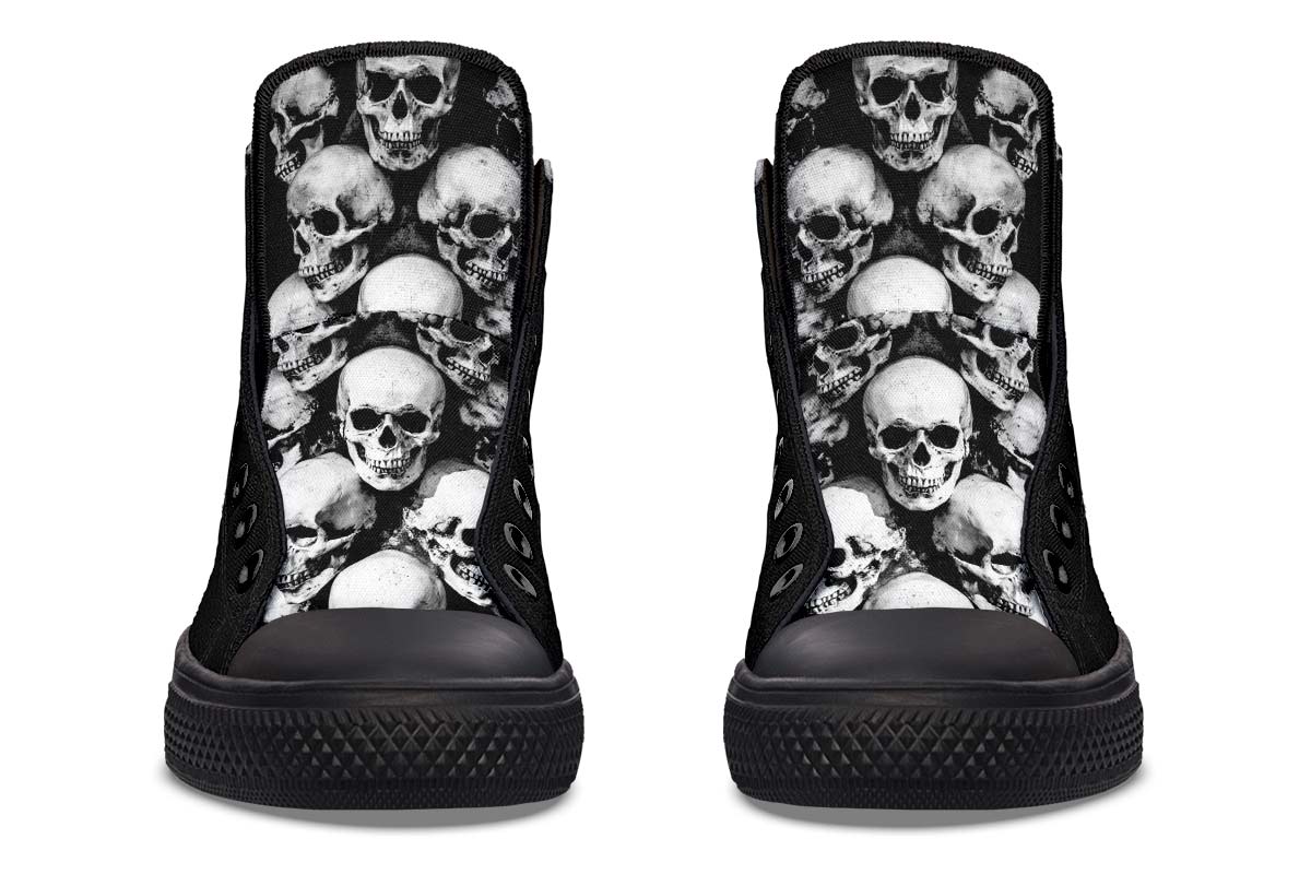 Printed Couple High-top Canvas Shoes