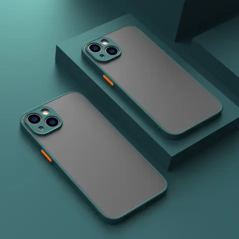 Fine Hole Skin-sensing Phone Case Full Lens Anti-fall Frosted