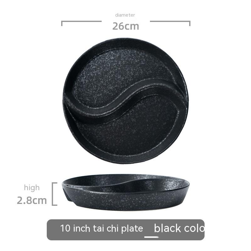 10 Inch Black Color Plate