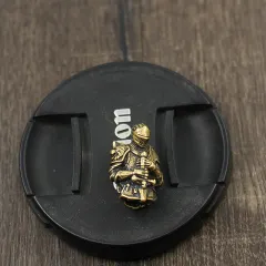 Personality Creative Tide Brand Men's Diy Umbrella Rope Military Pendant - Brass - View 1