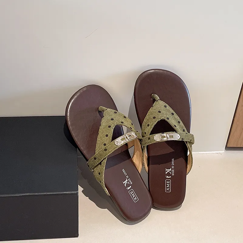 Vintage Platform Thong Sandals Women Summer Wearable
