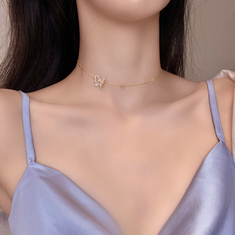 Butterfly Necklace Niche Design Clavicle Chain