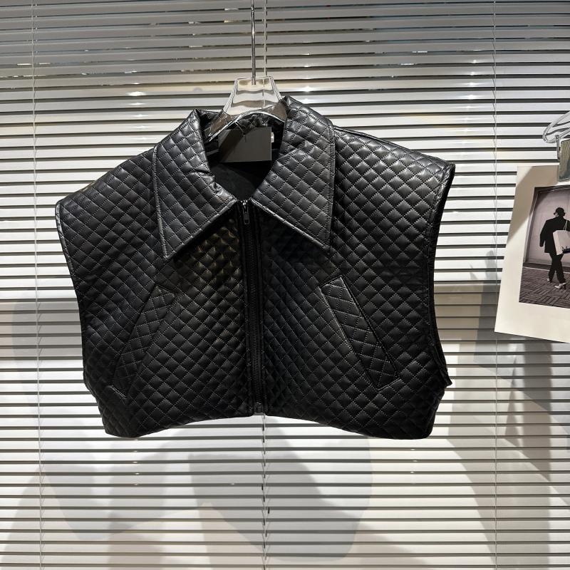 Shoulder Padded Short Vest Plus Long Skirt Diamond Suit