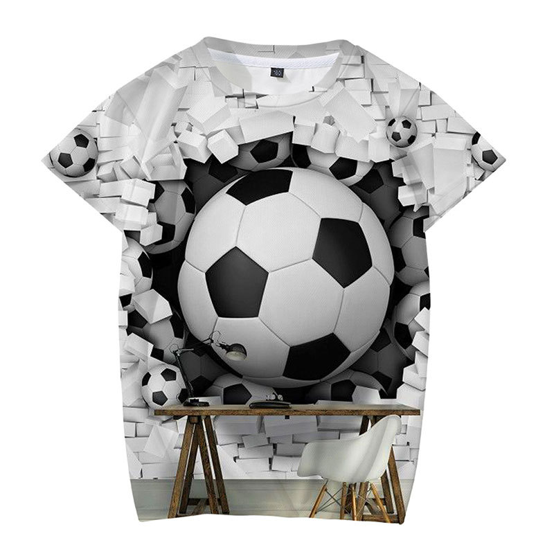 Title 6, Camiseta masculina de futebol com impressão dig...