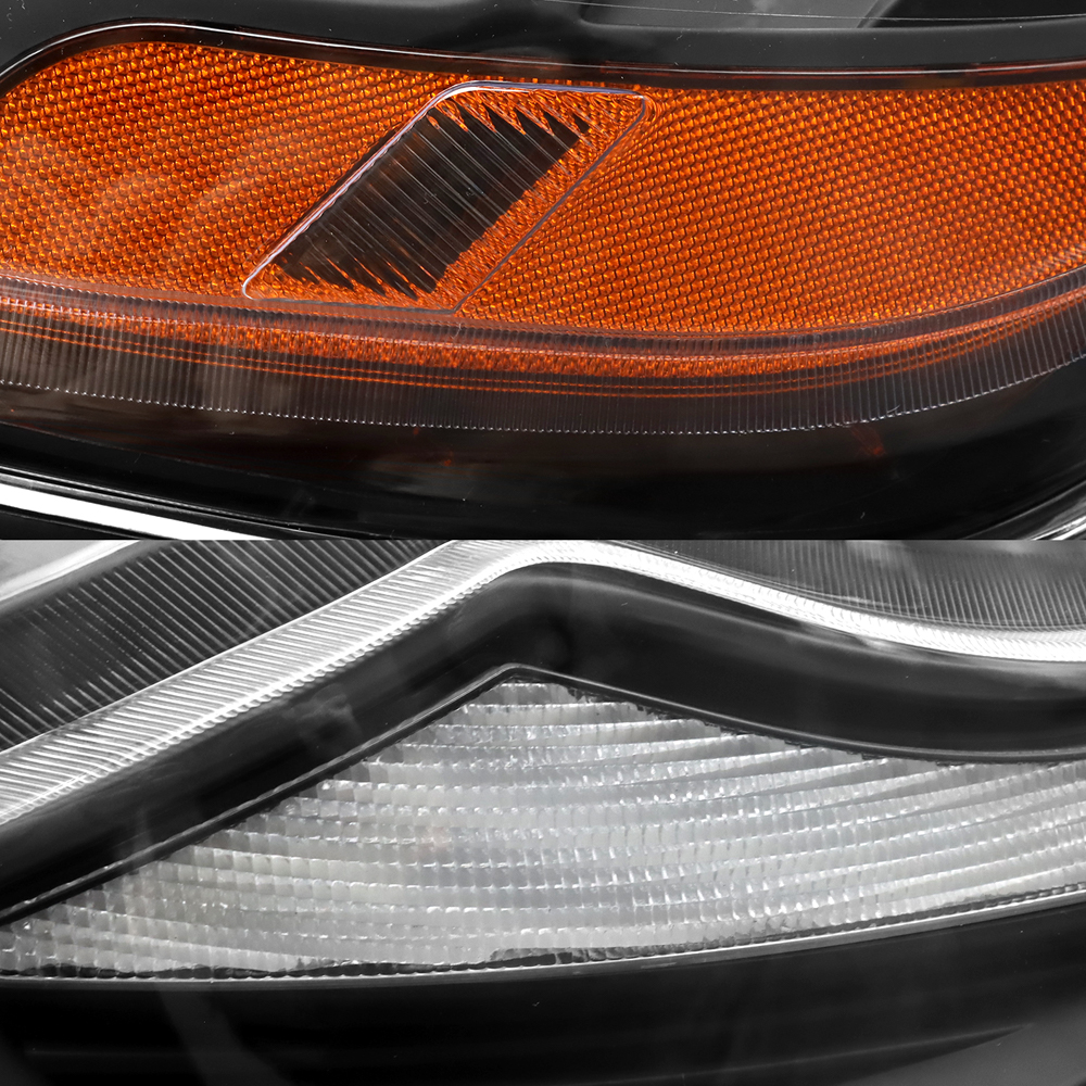 LED Headlights Compatible With Kenworth T680 2013-2021 Included Bulbs Pair