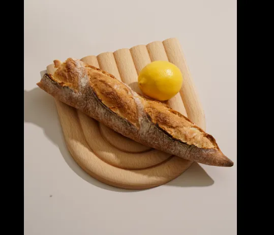 Natural Beech Bread Pan Nordic Geometric Log Cake Pan Bread Pan Ins Potholder Wood Color - Shop at LoveMi