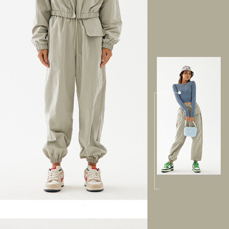 Women's Short Long Sleeve Loose Sports Suit