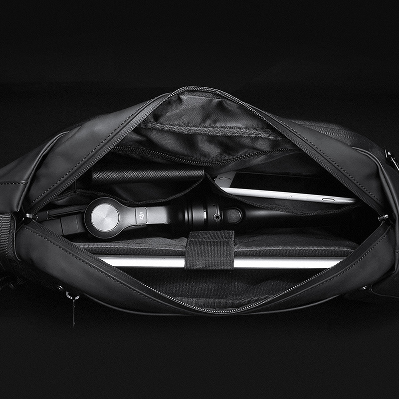 Shoulder Messenger Polyhedron Trendy Waist Bag Men