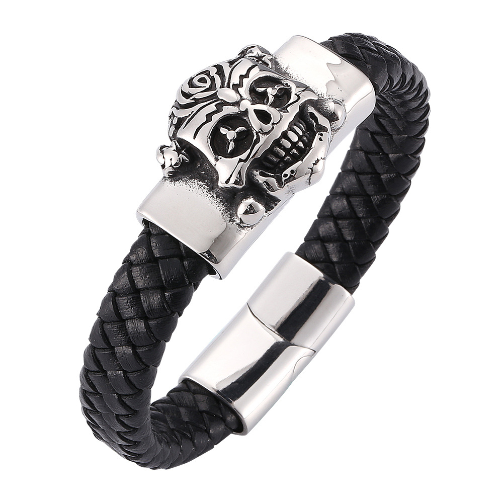 Men's Magnet Buckle Stainless Steel Bracelet