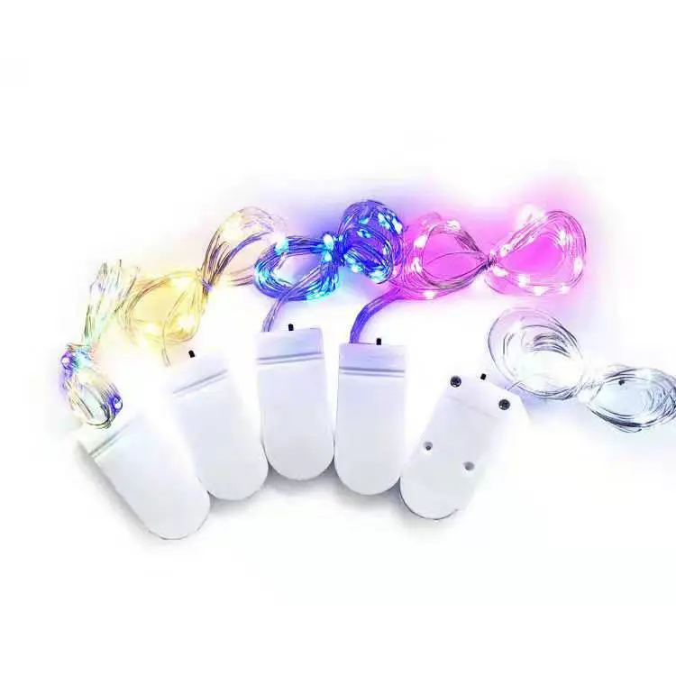 LED Button Light String Copper Wire Lamp