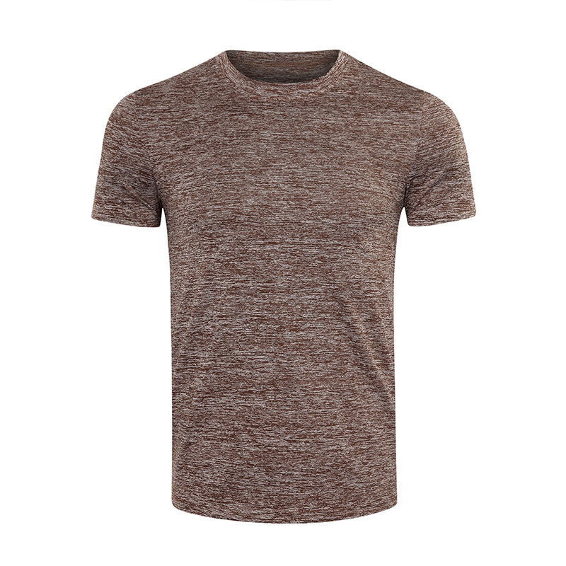 Men's Short-sleeved Solid Color Sports Quick-drying Clothes