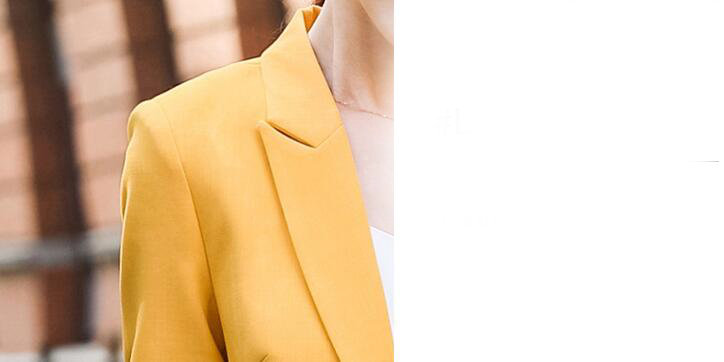 Fashion Women's Solid Color Temperament Professional Suit