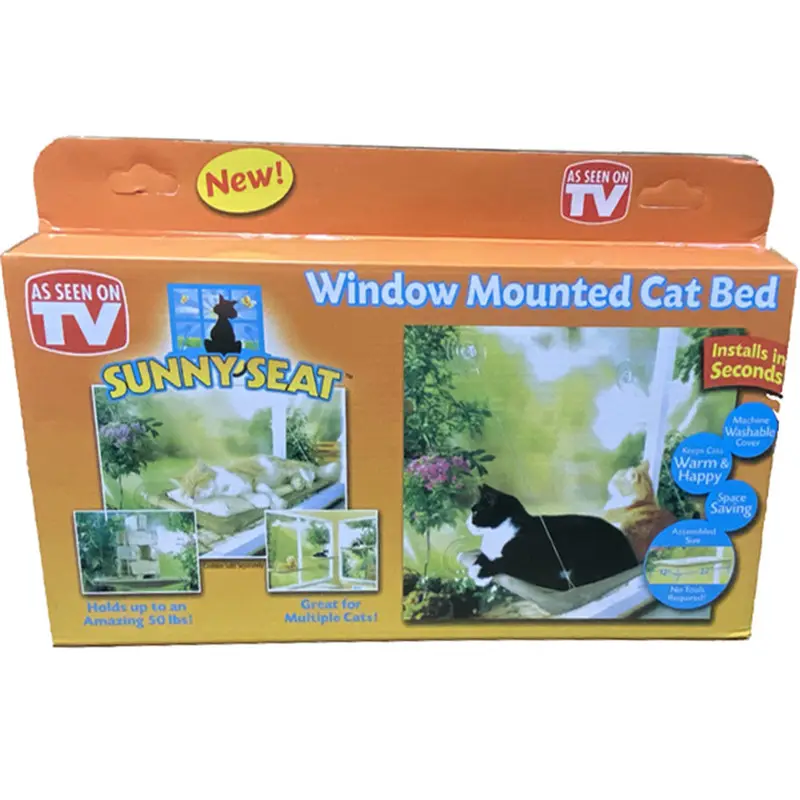 Cat Hammock Suction Cup Hanging Nest Pet