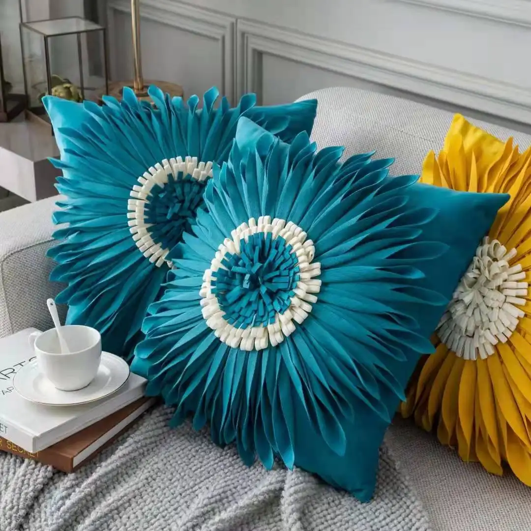 Fashion Modern Style White Throw Pillows Velvet