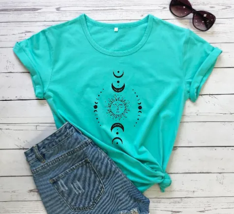 European And American Popular New Short Sleeves Bluegreen - Shop at LoveMi
