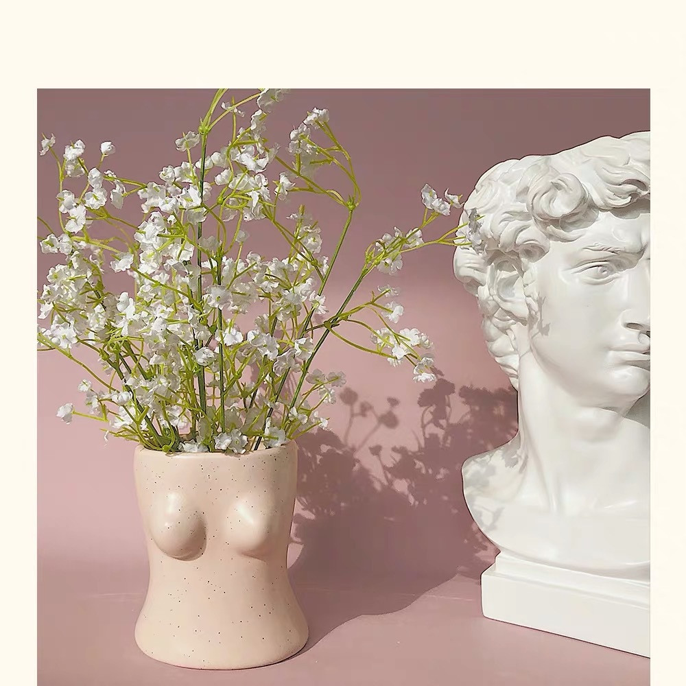 Ins Shape Decoration Креативная керамическая ваза для человеческого тела