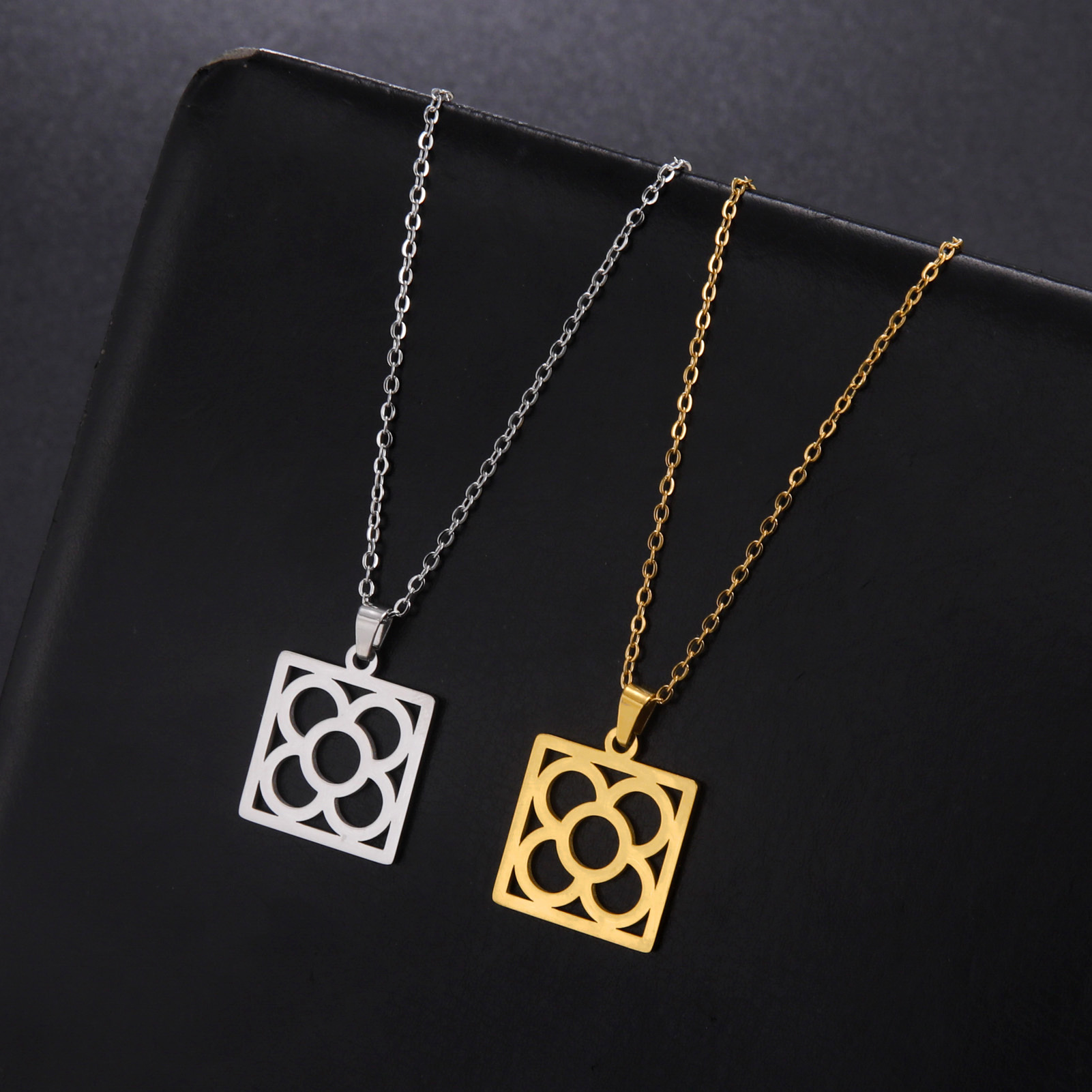 Festive Cute Cartoon Animal Titanium Steel Necklace