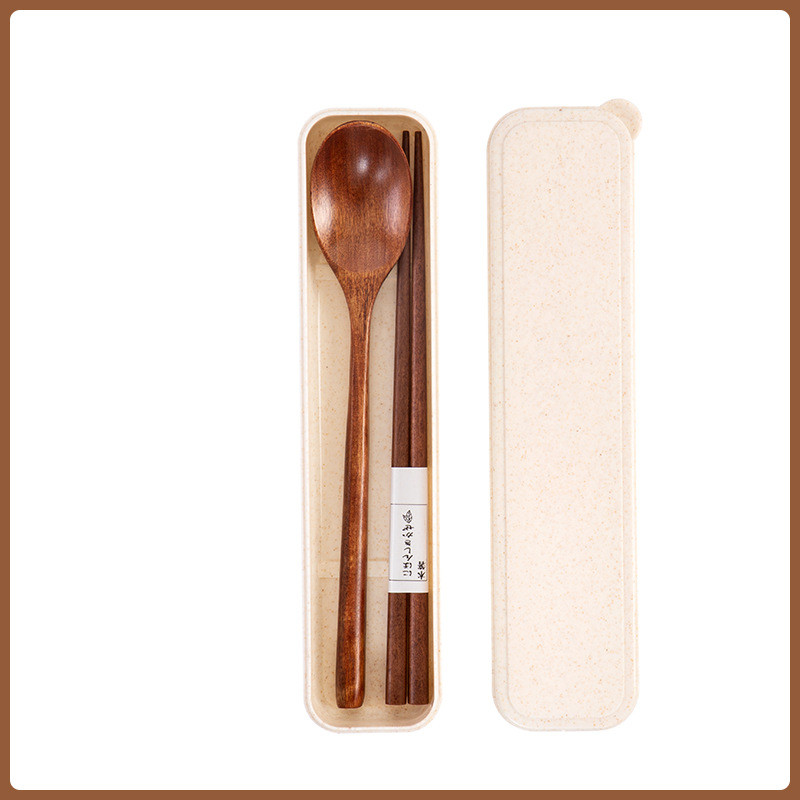 Title 3, Portable Take-out Wooden Spoon And Chopstick St...