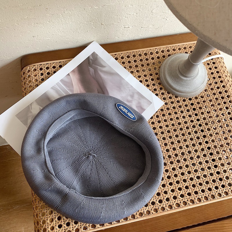 Women's Spring And Summer All-match Breathable Letter Beret