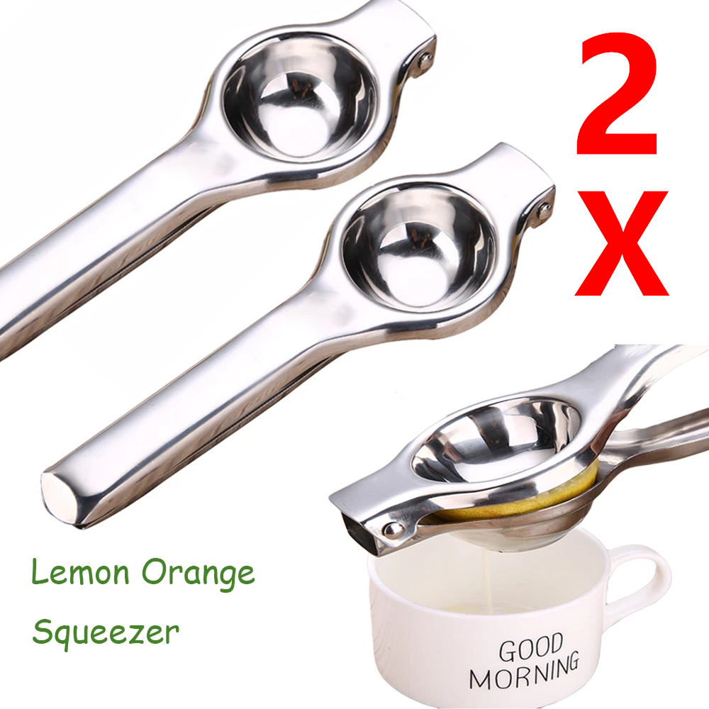 Manual Lemon Squeezer Heavy Duty Stainless Steel Press Hand Lime Citrus Juicer