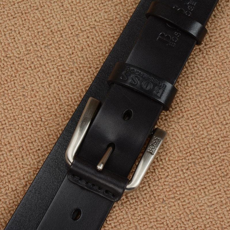 Leather buckle black