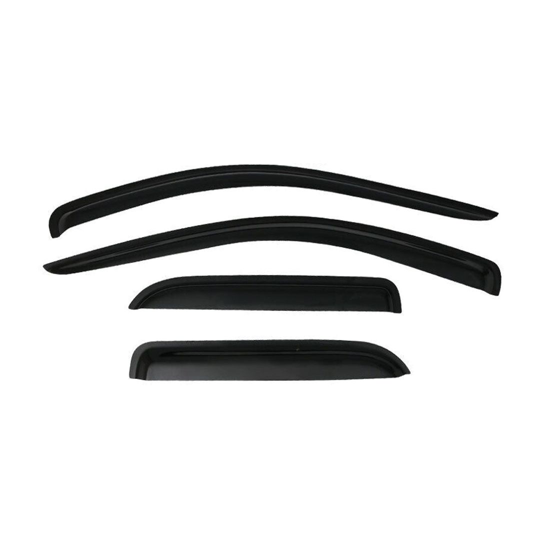 Fits 02-09 Dodge Ram 1500 2500 Quad-Crew Cab Window Visors Rain Sun Guard Vent