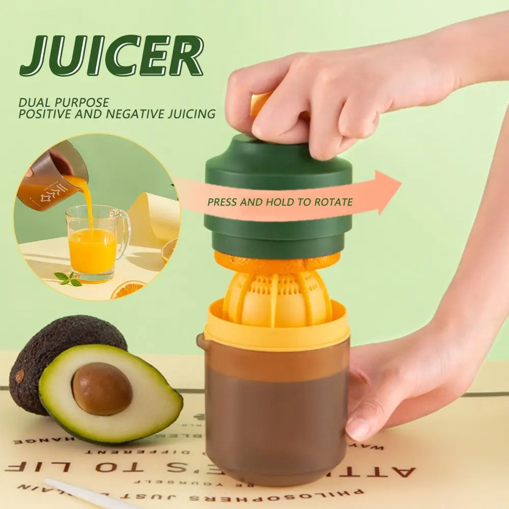 Mini Portable Manual Juicer Citrus Lemon Squeezer Lime Orange