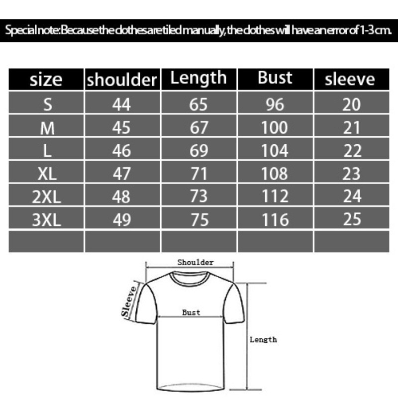 Title 1, Maniche corte casual con stampa digitale 3D da ...