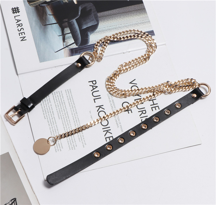 Title 11, Personalized All-match Chain Stitching Small Belt