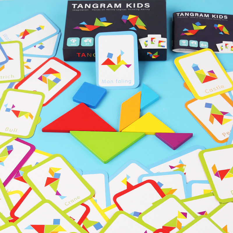 Title 1, Kreatives Tangram-Puzzlespielzeug mit großen Pa...