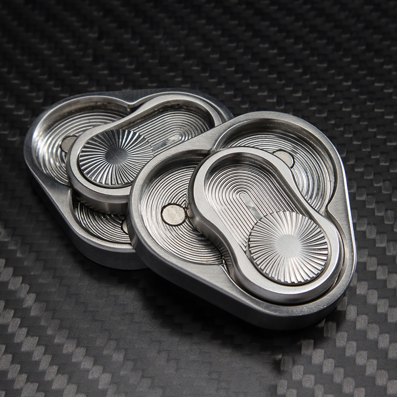 Push Brand Stainless Steel Turn Brand Decompression Toy