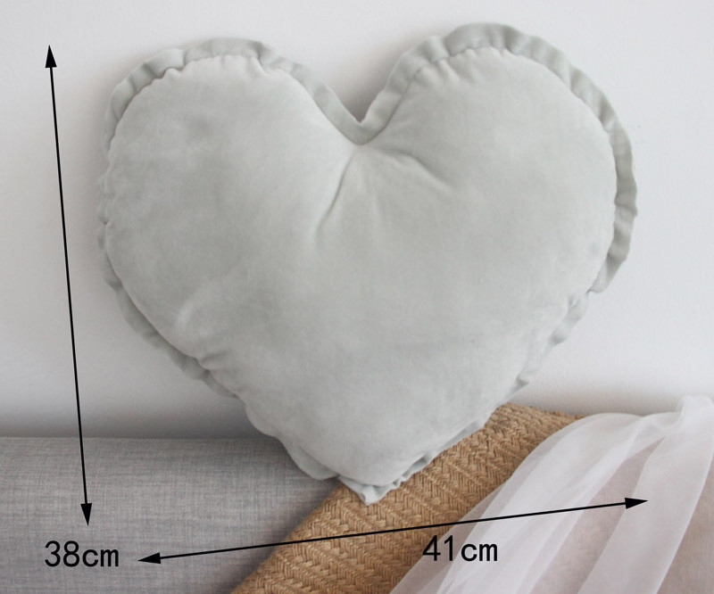 Bean green love pillow