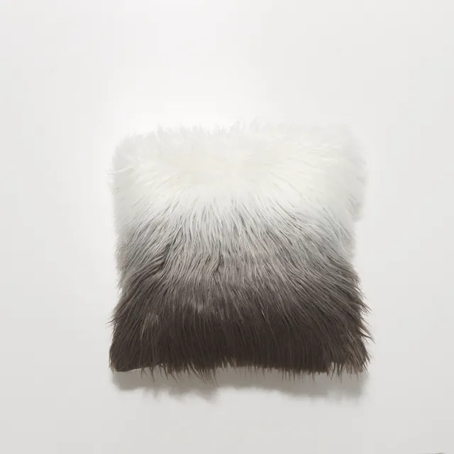 Nordic INS Style Gradual Color Wool Throw Pillow Grey - Shop at LoveMi