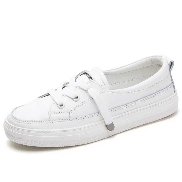 Fashion Soft Sole Sports Casual Shoes College Style White - Shop at LoveMi