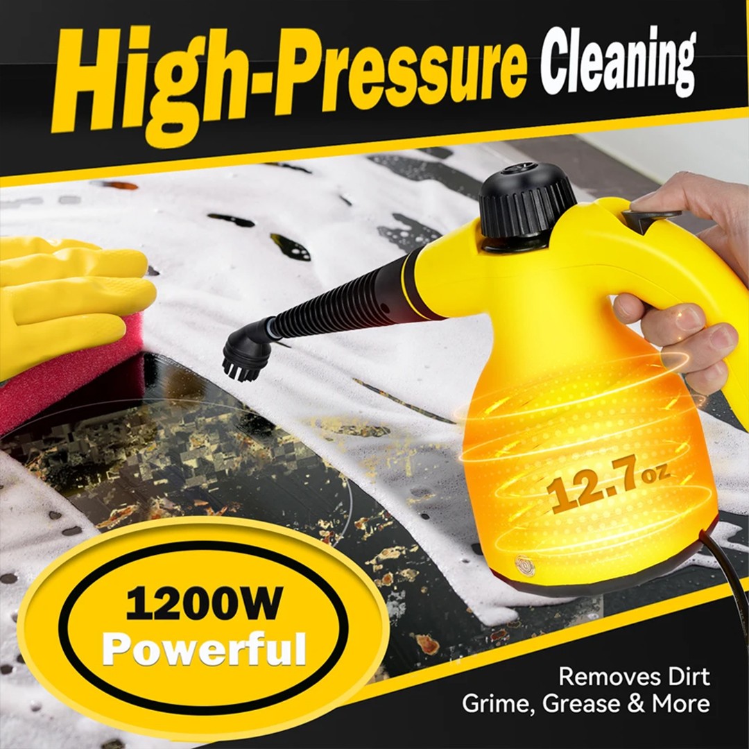 10o0W Electric Portable Hand Held Steam Steamer Cleaner & Accessories 2025 New — foto 3