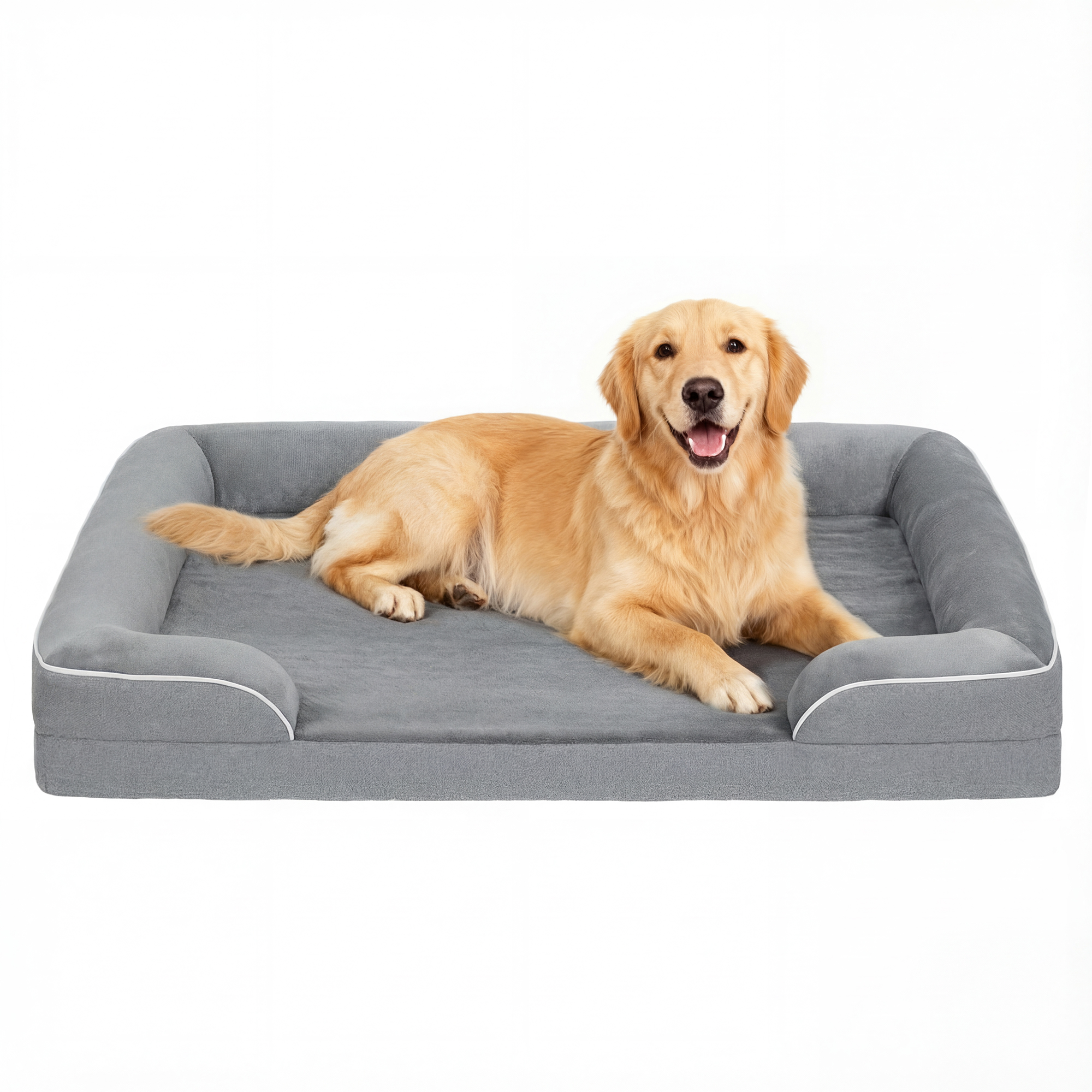 Dog Sofa Bed, Detachable Machine Wash Pet With Non Slip Bottom, Suitable — image 2